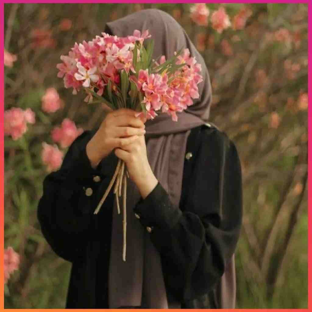 Hijab Girl Hide Face Pic