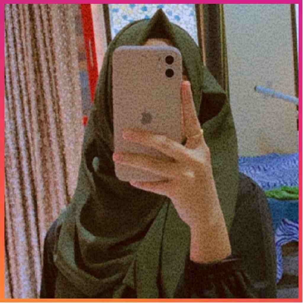 Hijab Girl Hide Face Pic