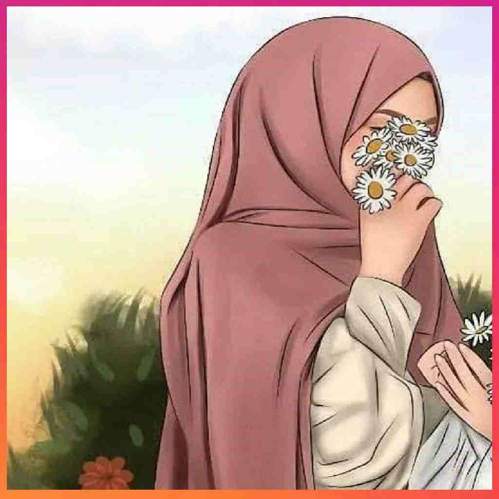 Hijab Girl Hide Face Pic