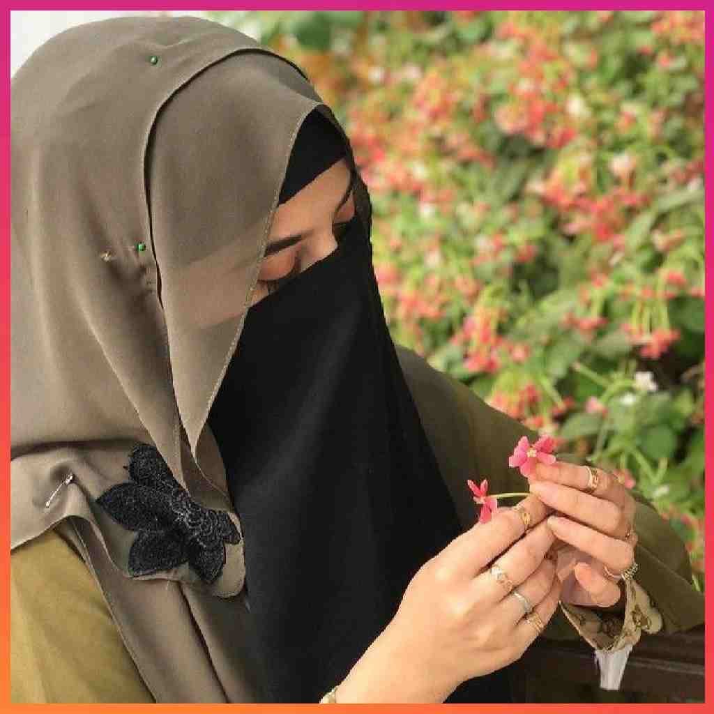 Hijab Girl Hide Face Pic