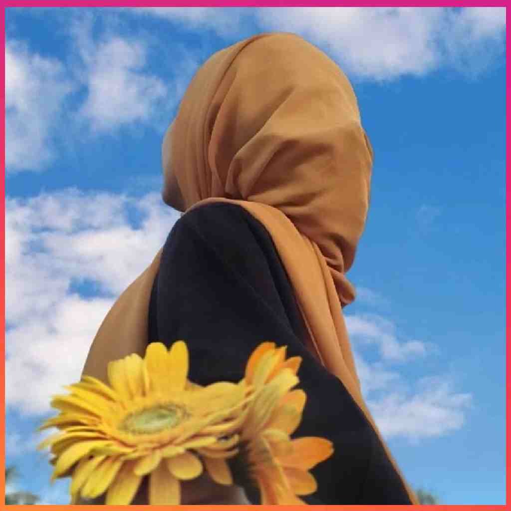 Hijab Girl Hide Face Pic