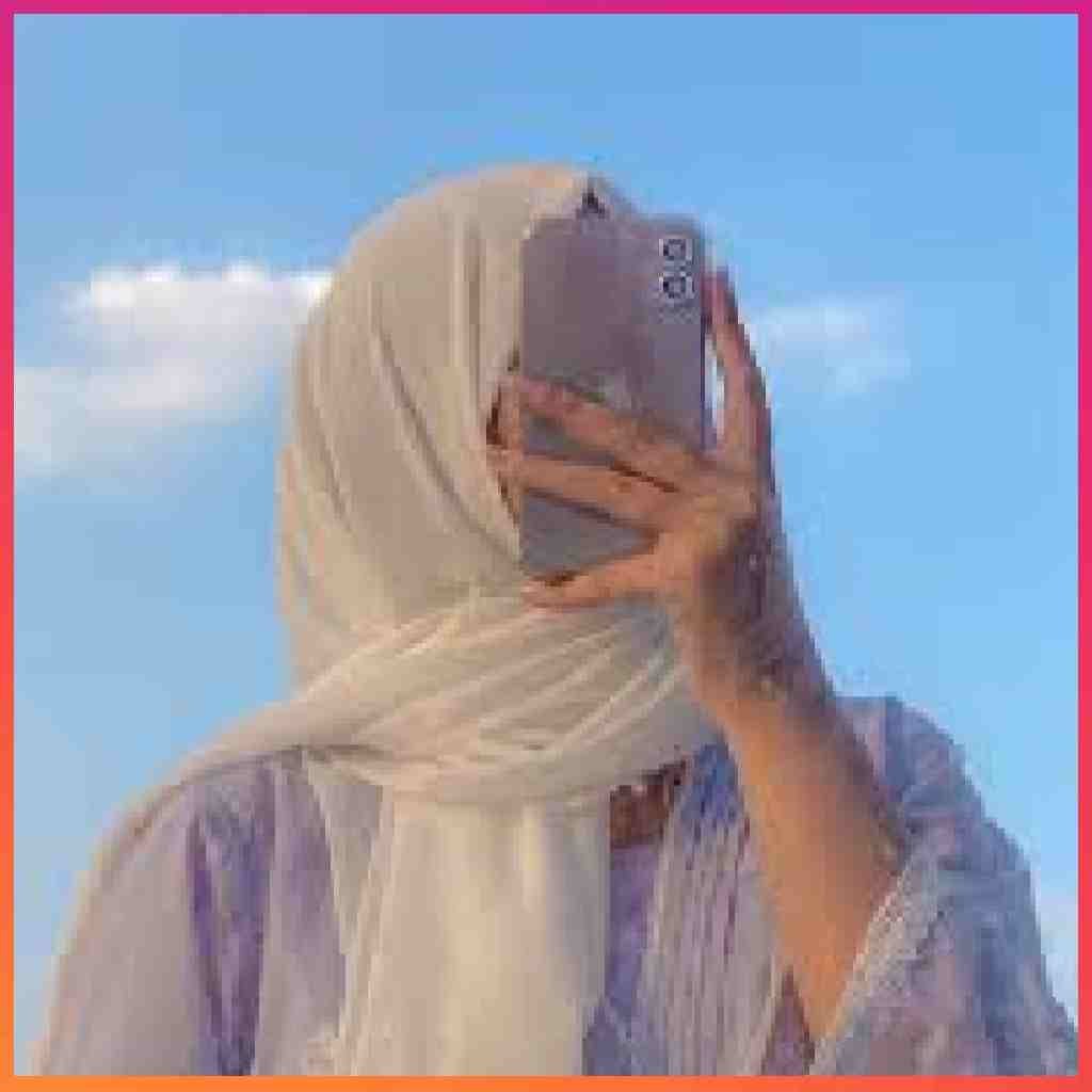 Hijab Girl Hide Face Pic