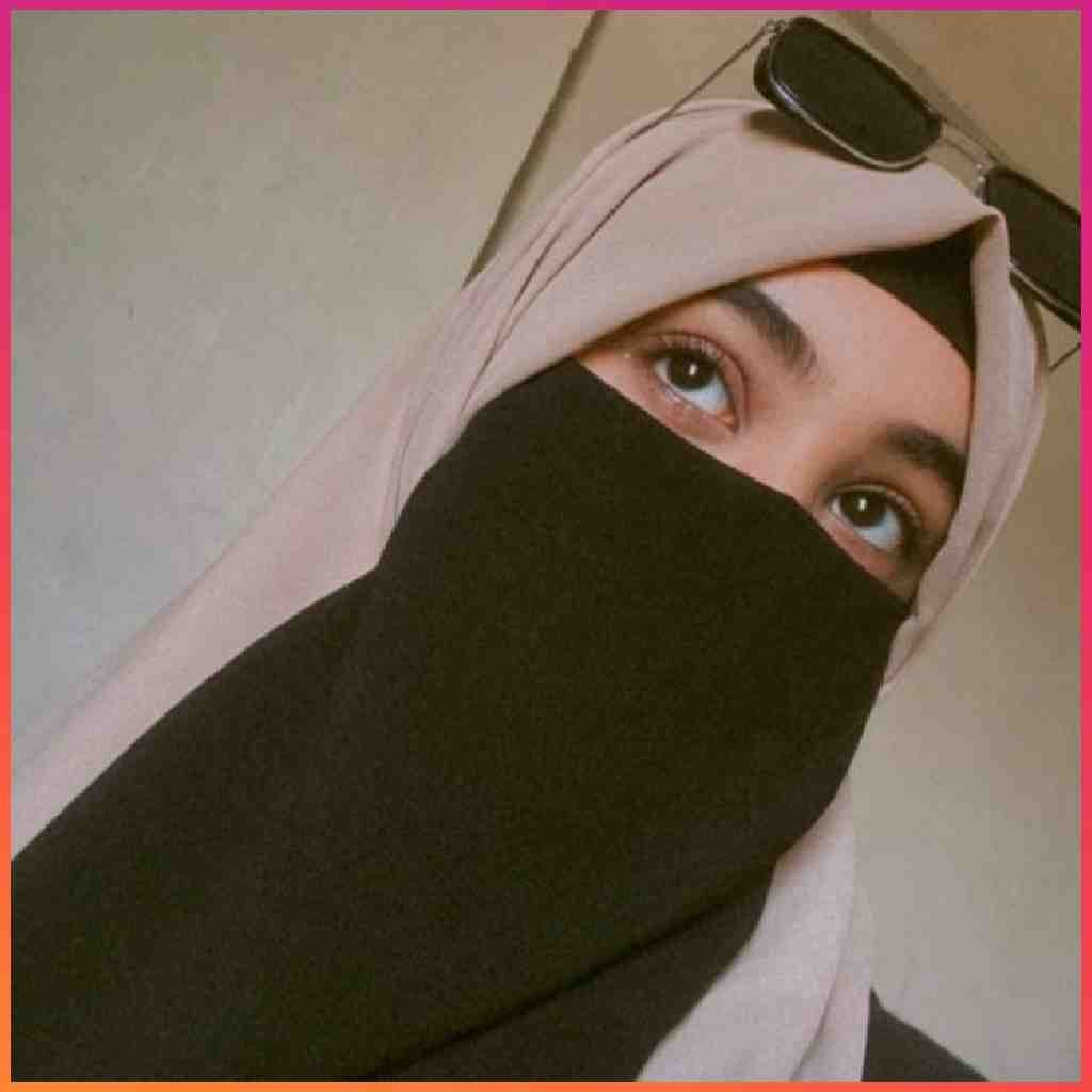 Hijab Girl Hide Face Pic