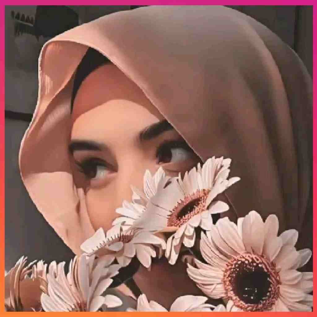 Hijab Girl Hide Face Pic