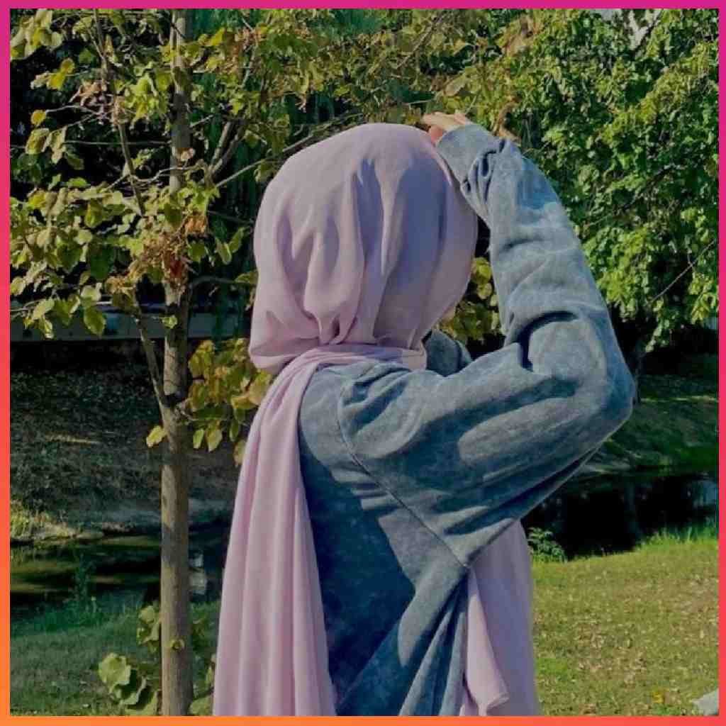 Hijab Girl Hide Face Pic