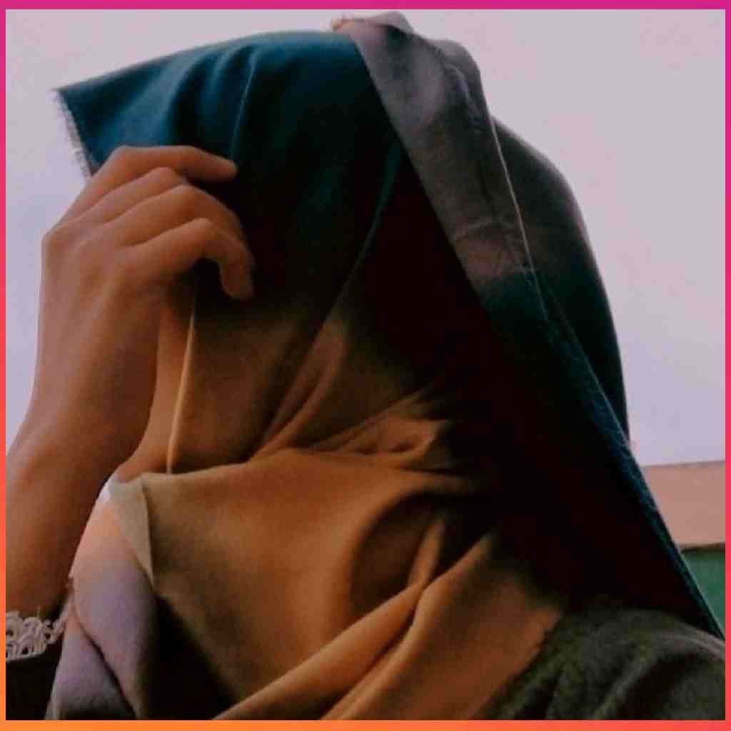 Hijab Girl Hide Face Pic