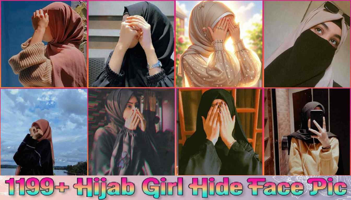 Hijab Girl Hide Face Pic