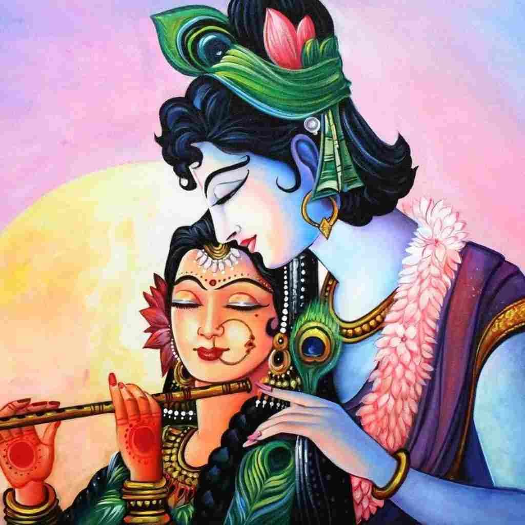 Radha Krishna Love DP